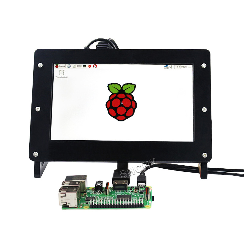 7 inch HD Desktop Display for Raspberry Pi + กรอบและฐานตั้ง (Version 3)