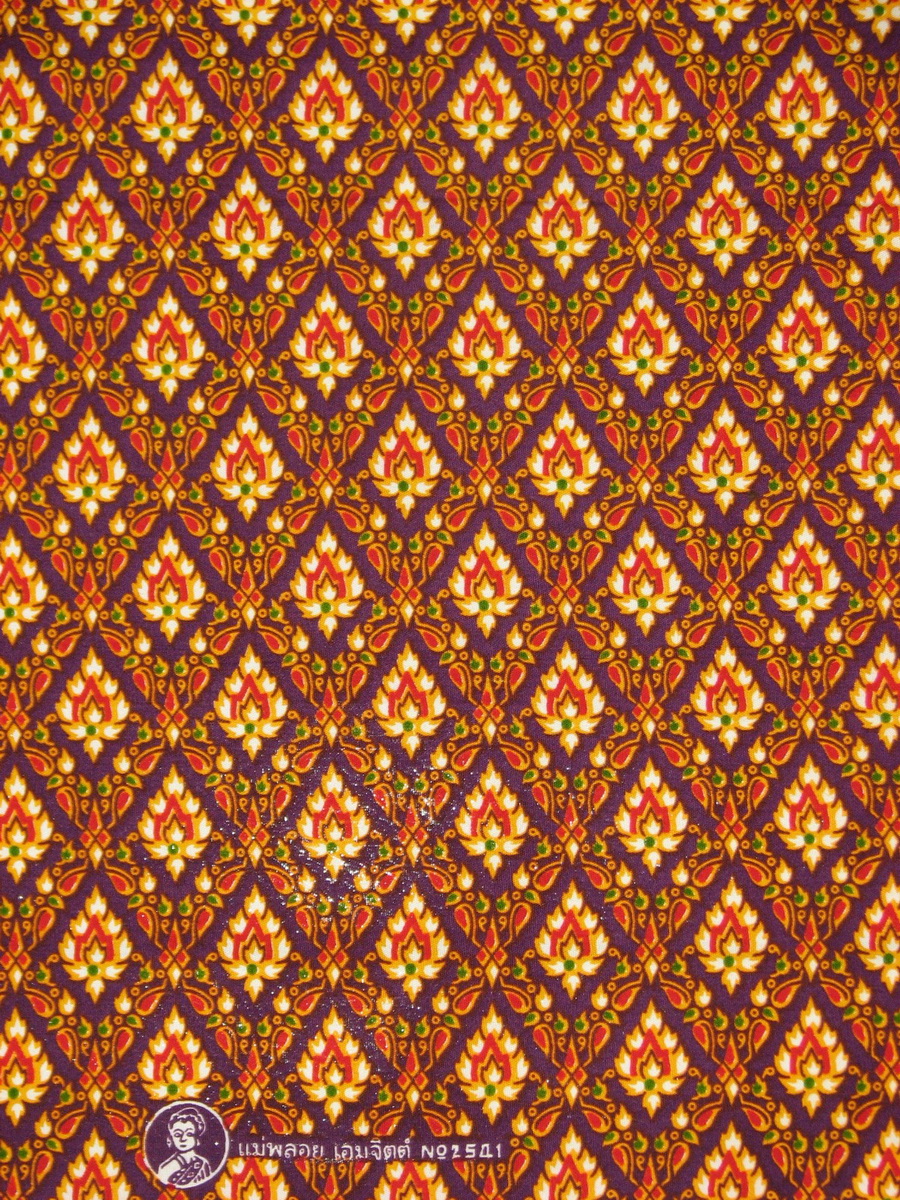 [D-MP2541] ผ้าถุงแม่พลอย 1.8เมตร เย็บพร้อมนุ่ง คอตต้อน 100%