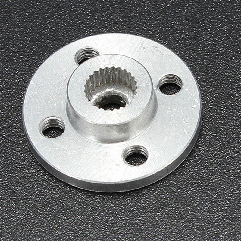 25T (สีเงิน) Aluminum Round Servo Mount + Screws (MG995, MG996R, S3003, TR213)