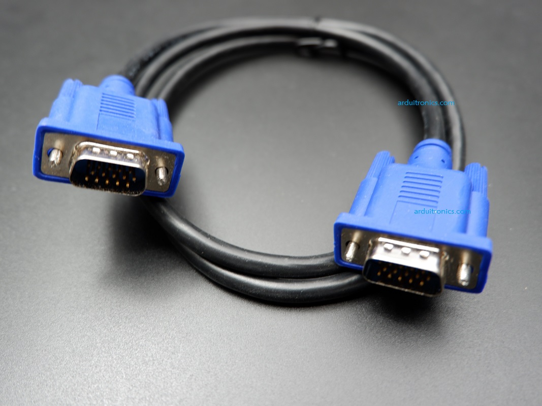 VGA to VGA Cable (male 15P to male 15P) ยาว 1 เมตร