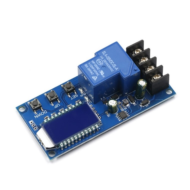โมดูลควบคุมการชาร์จแบตเตอรี่ แบบหน้าจอ LCD XY-L30A DC 6-60V 30A
