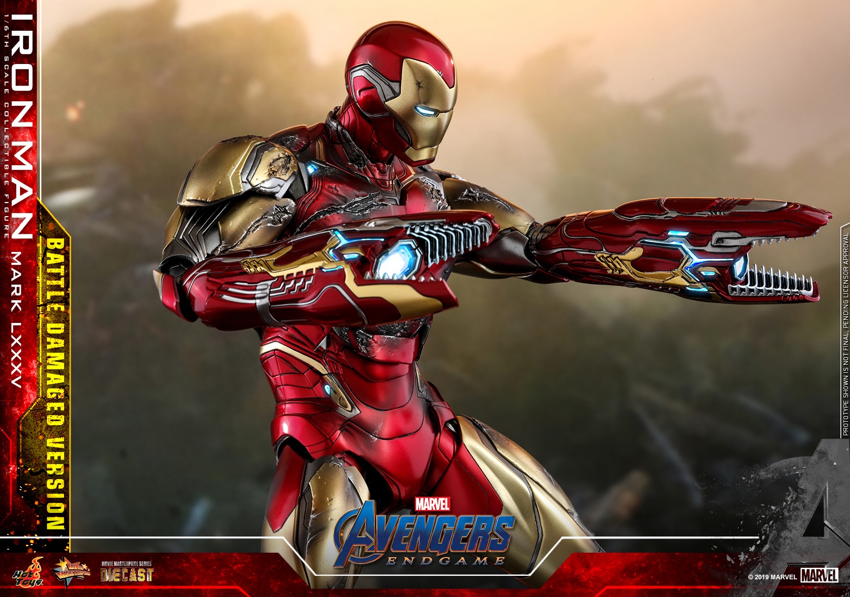 "Pre-Order" Hot Toys Avengers: Endgame - 1/6th scale Iron Man Mark LXXXV (Battle Damaged Version)