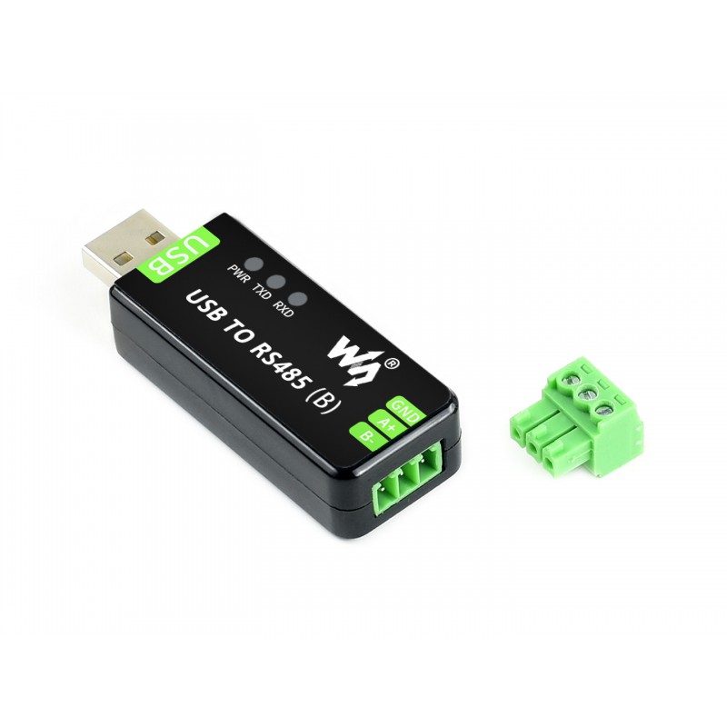 Industrial USB to RS485 Bidirectional Converter, Onboard Original CH343G, Multi-Protection Circuits ( RS485 USB โมดูลแปลงสัญญาณ ) ของแท้จาก Waveshare