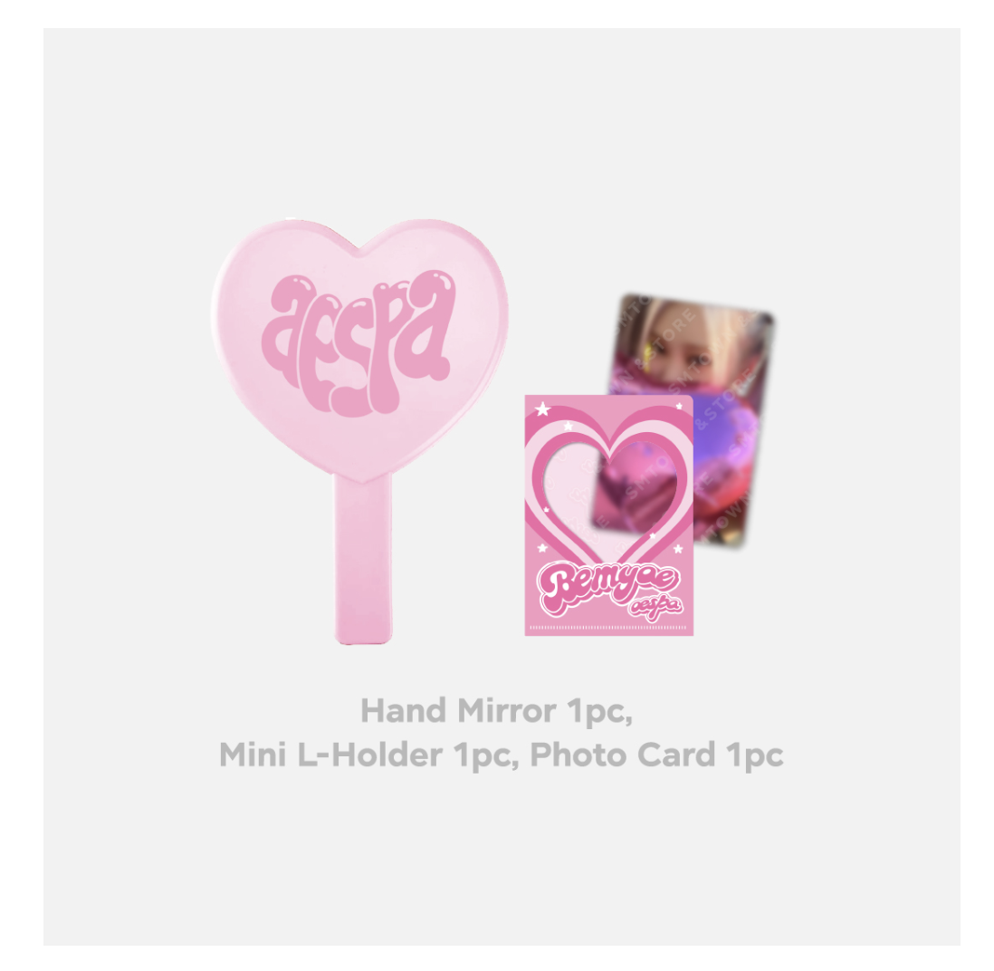 aespa -[Come to MY illusion] - pop u p - Hand mirror set - Karina พร้อมส่ง