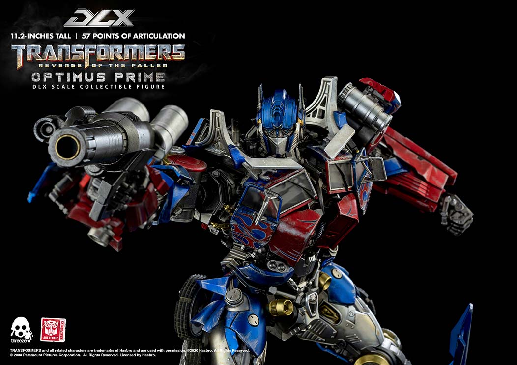 Three Zero Transformers: Revenge of the Fallen DLX Optimus Prime