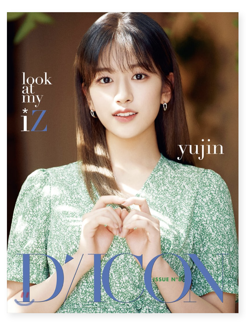 izone / IZ*ONE - D-icon : Vol.8 IZ*ONE - IZ*ONE look at my iZ หน้าปก AN YU JIN