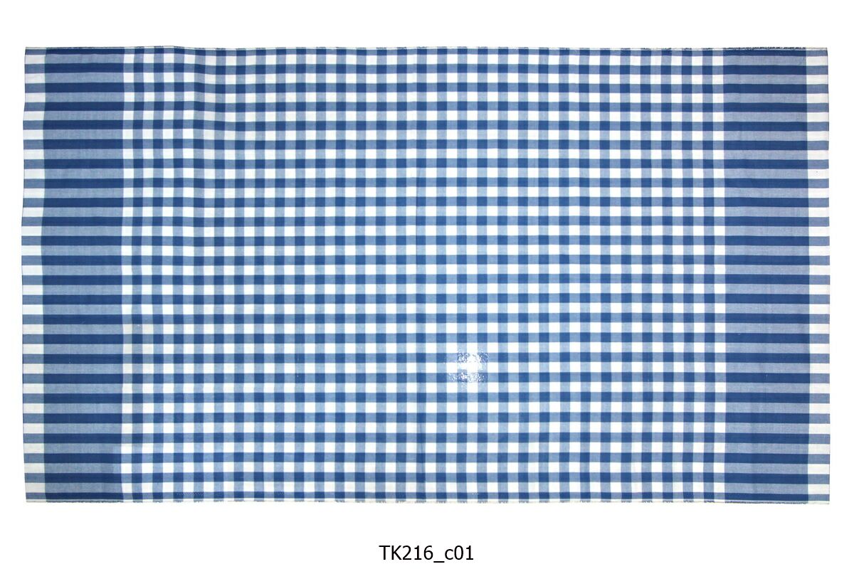 [2ม.] ผ้าขาวม้า TK216 น้ำเงิน