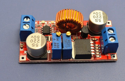XL4015E High Current 5A Stepdown 4-35V to 1.25-32V 5A โมดูลสเตปดาวน์แปลงไฟจาก 4-35V เป็น 1.25-32V กระแสสูงสุด 5A