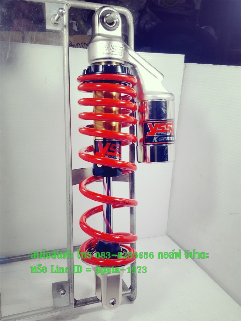 (Click 125 i) โช้คอัพหลังเดี่ยว YSS รุ่น K-Series สำหรับ Honda Click 125 i และ Honda Zoomer X และ Yamaha TTX