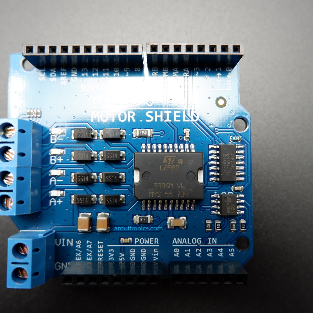 2A Motor Drive Shield (L298P)