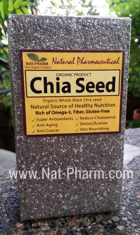 Organic Chia Seed 1,000g. (เมล็ดเจีย หรือ เจียซีด ออร์แกนิค ปลอดสารพิษ ขนาด 1000 กรัม)