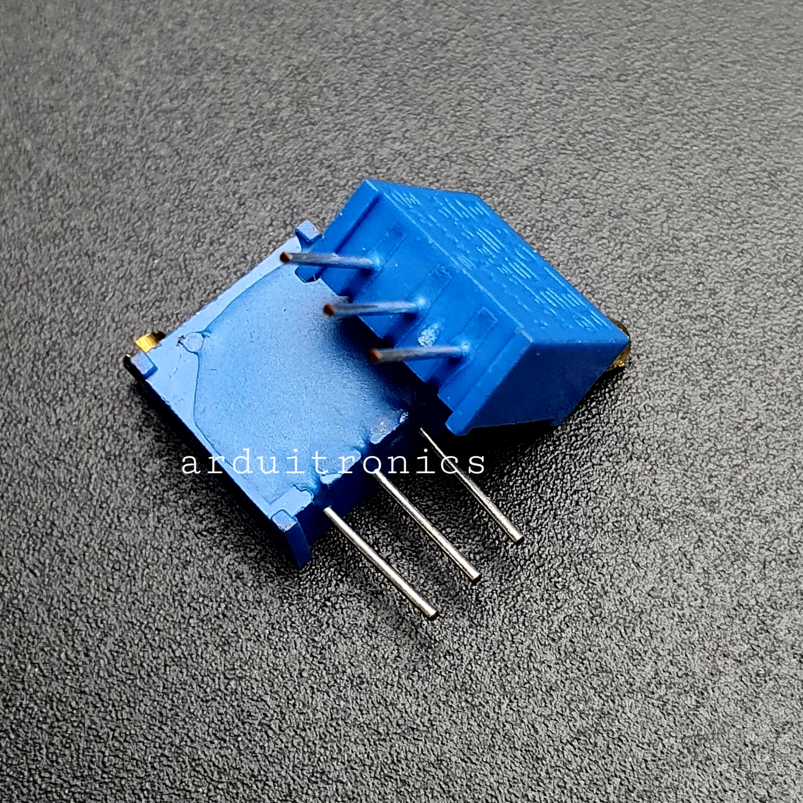 ตัวต้านทานปรับค่าได้ แบบละเอียดหมุน 25 รอบ Trimpot 1K Potentiometer Trimpot 25 Turns Top-adjust 1K (102)