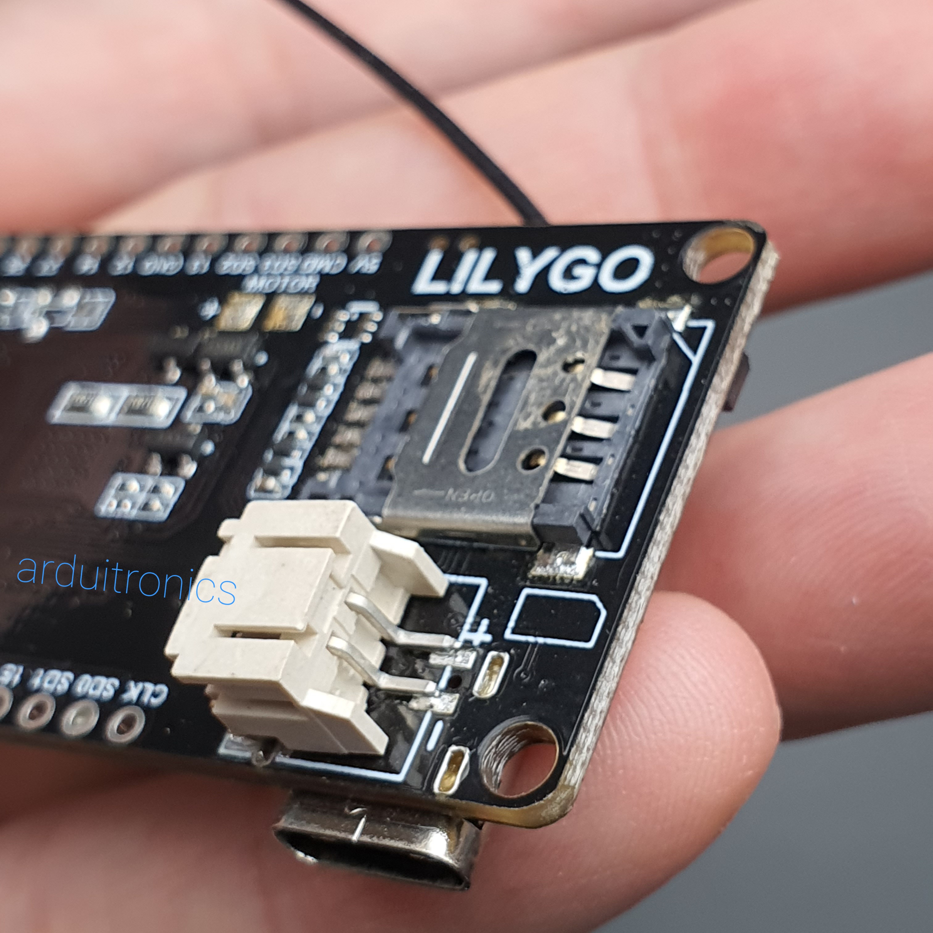 บอร์ด SIM800L พร้อม ESP32 TTGO T-call V1.3 ESP32 Wireless Module Antenna GPRS SIM Card SIM800L Module (CH9102F)