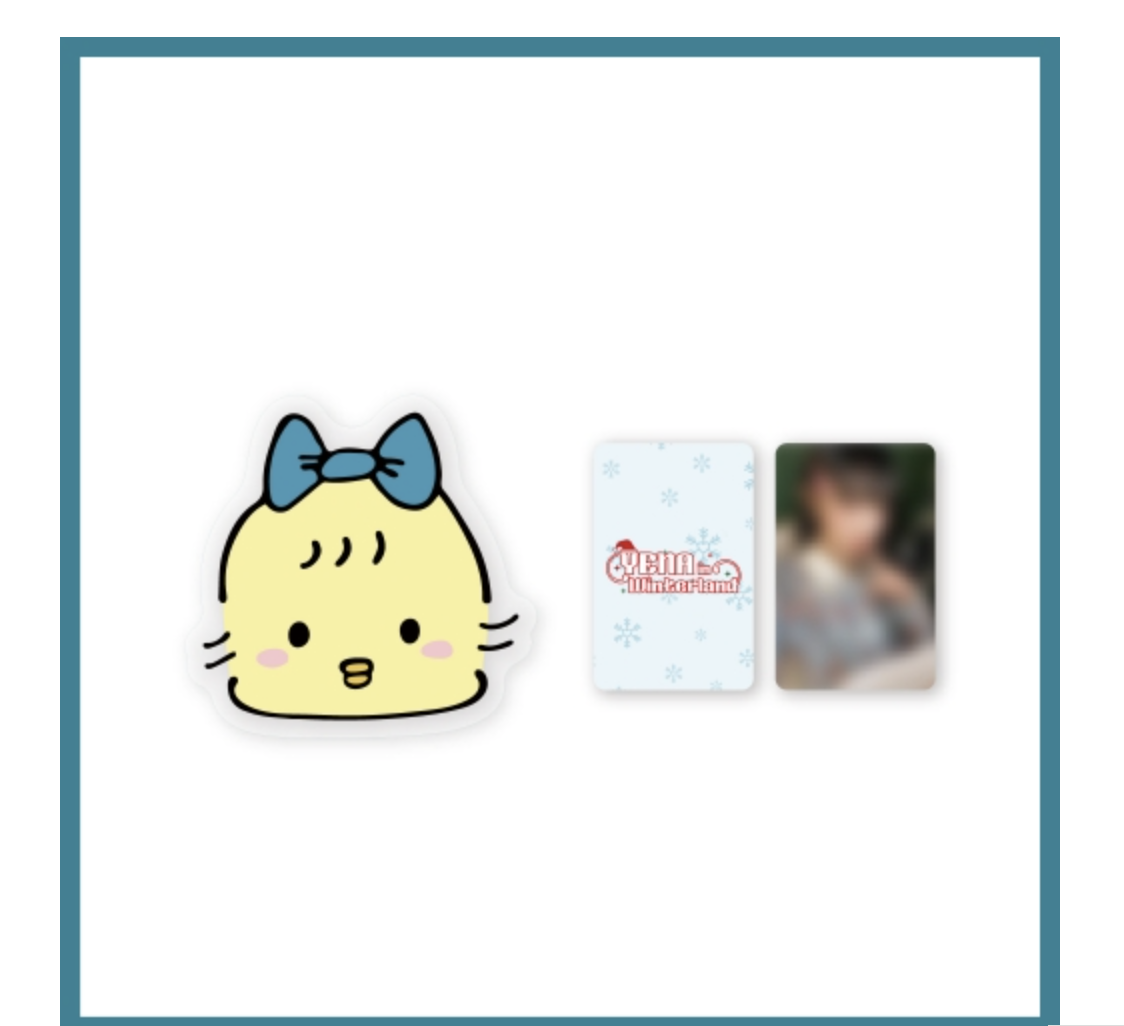 YENA - OFFICIAL MD [YENA in WINTERLAND] ของสะสม -GRIPTOK