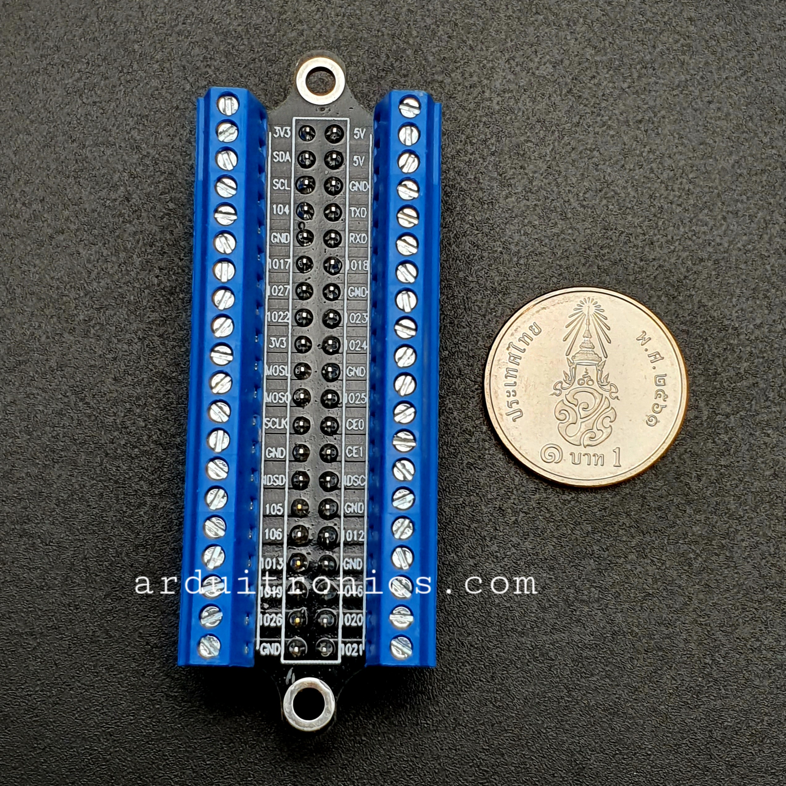 ตัวแปลง Raspberry Pi GPIO เป็น Screw Terminal