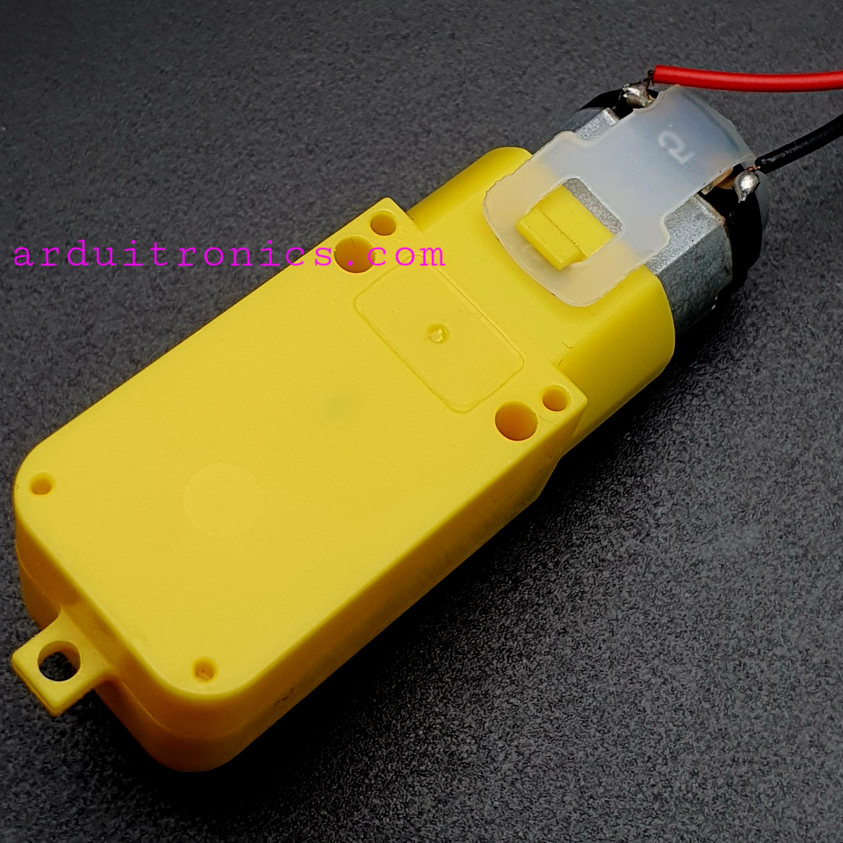 Gear Motor มอเตอร์แกนเดี่ยว (อัตราทด 1:48) พร้อมสายไฟ