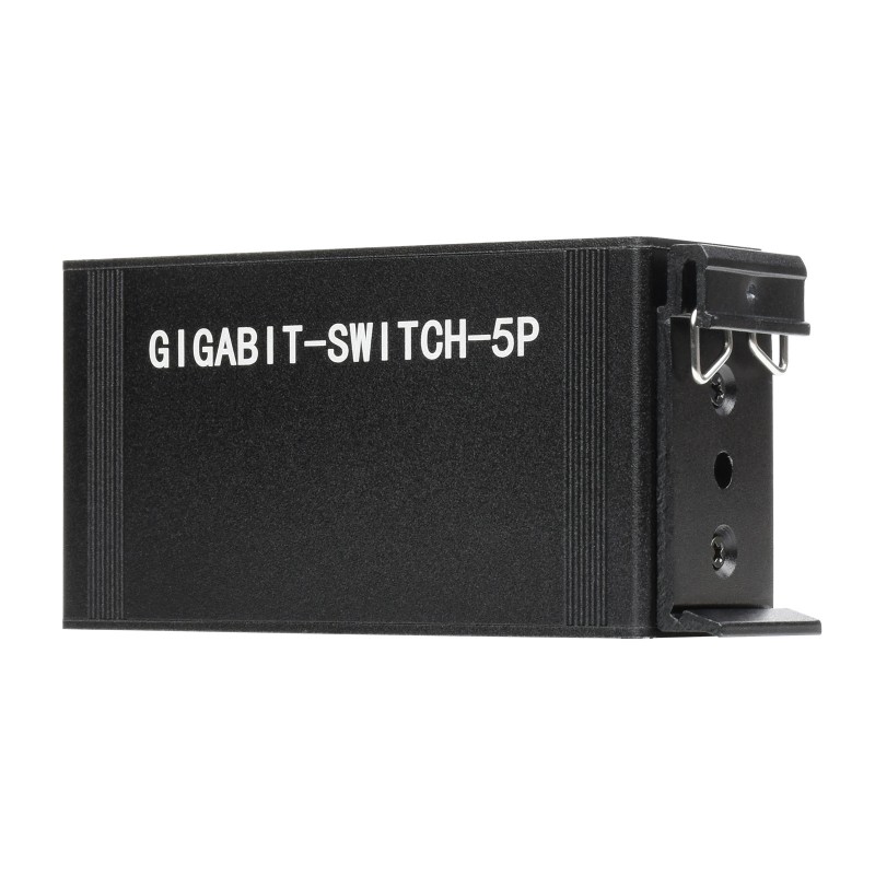 Industrial 5P Gigabit Ethernet Switch, Full-Duplex 10/100/1000M, DIN Rail Mount (แท้ Waveshare)
