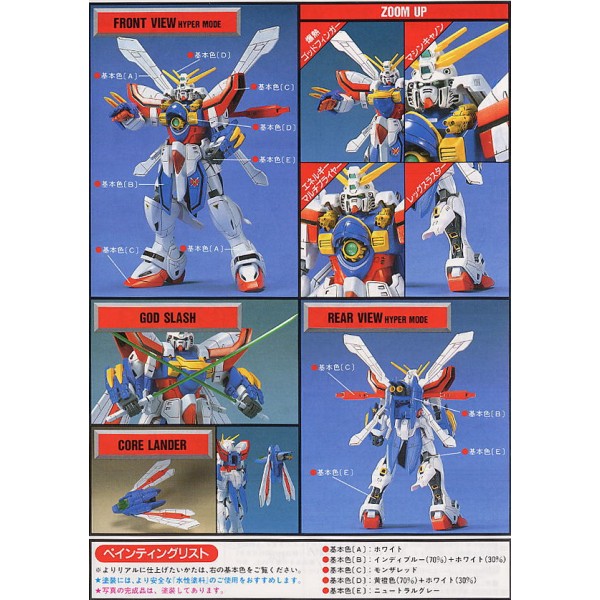 HG 1/100 GF13-017NJII G Gundam