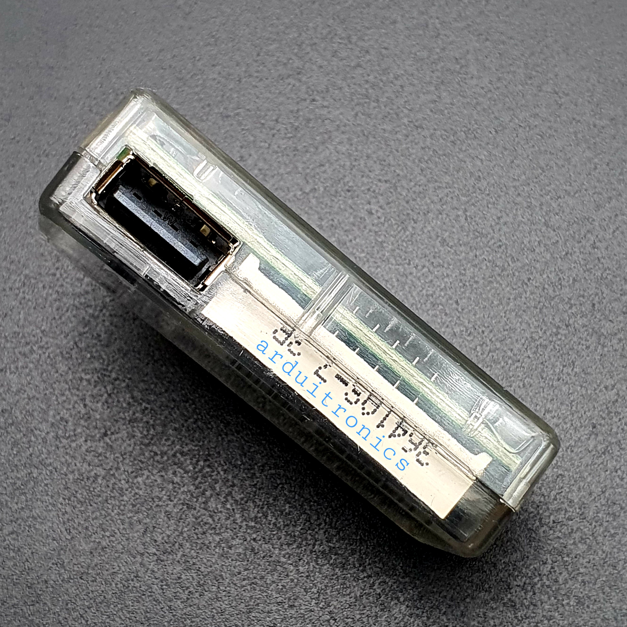 LED USB Mobile Power Charging Current Voltage Tester ยูเอสบีวัดแรงดันไฟฟ้า สีใส