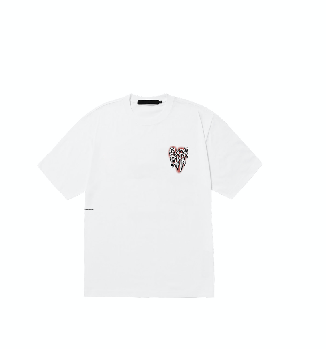BLACKPINK - T-SHIRT_MELTING HEART_WHITE เบอร์ L