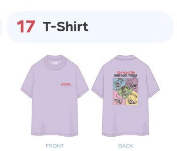 Red Velvet -Red Velvet Loves GOOD LUCK TROLLS Pop-up Store Goods - T-shirt (Free size)