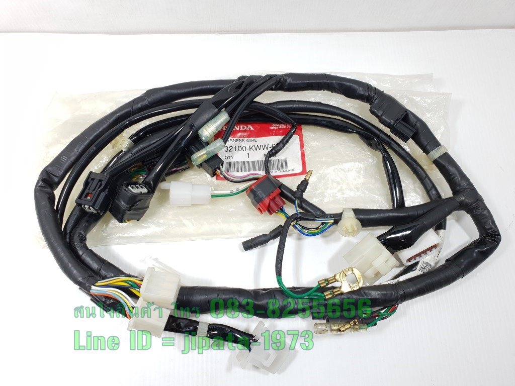 (Wave 110 i) ชุดสายไฟเมน Honda Wave 110 i ปี 2011-2012 (รุ่นสตาร์ทเท้า) แท้