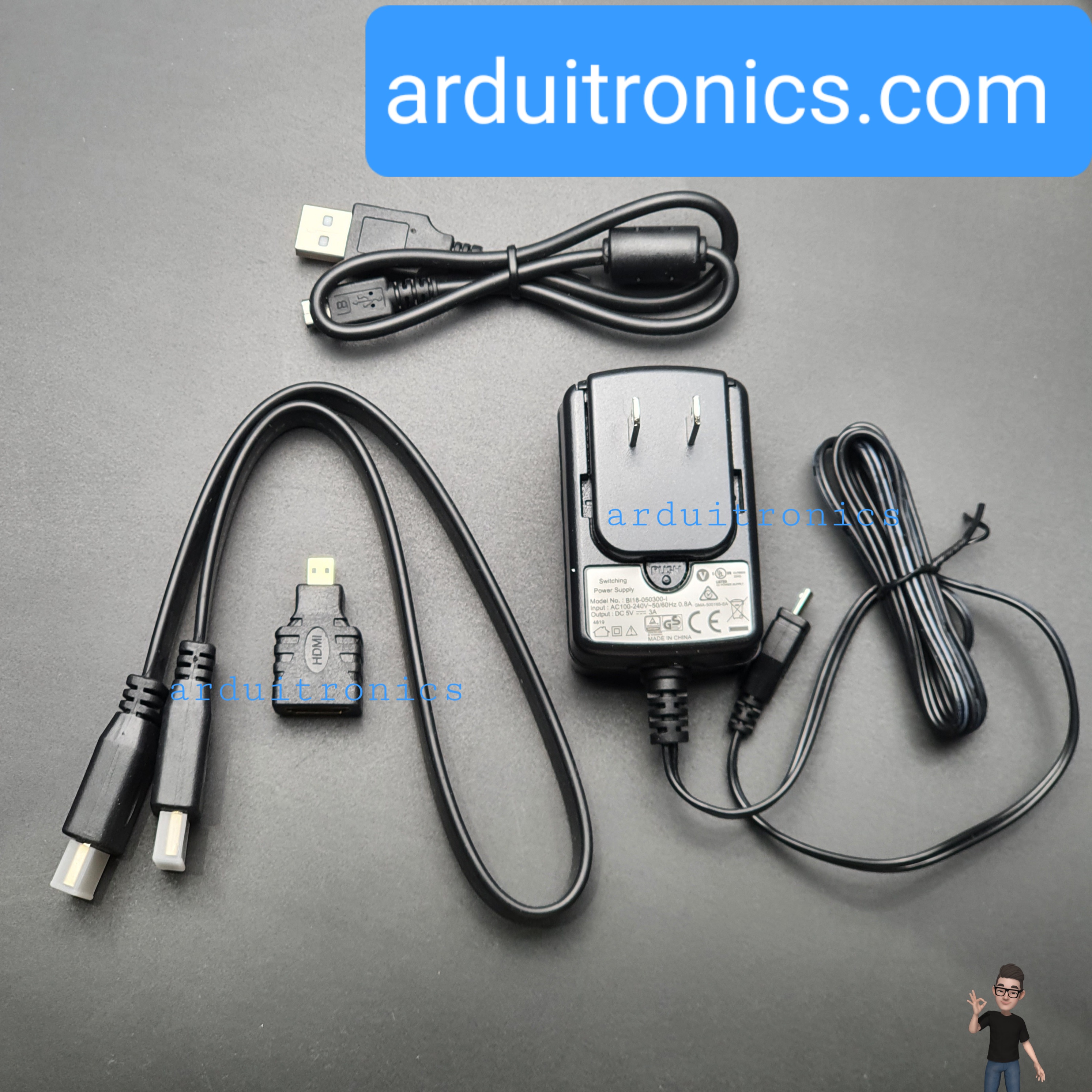 [ยี่ห้อ Waveshare] จอ 10.1inch Capacitive Touch Screen LCD (B) with Case, 1280×800, HDMI, IPS Screen, Low Power for Raspberry Pi and Nvidia