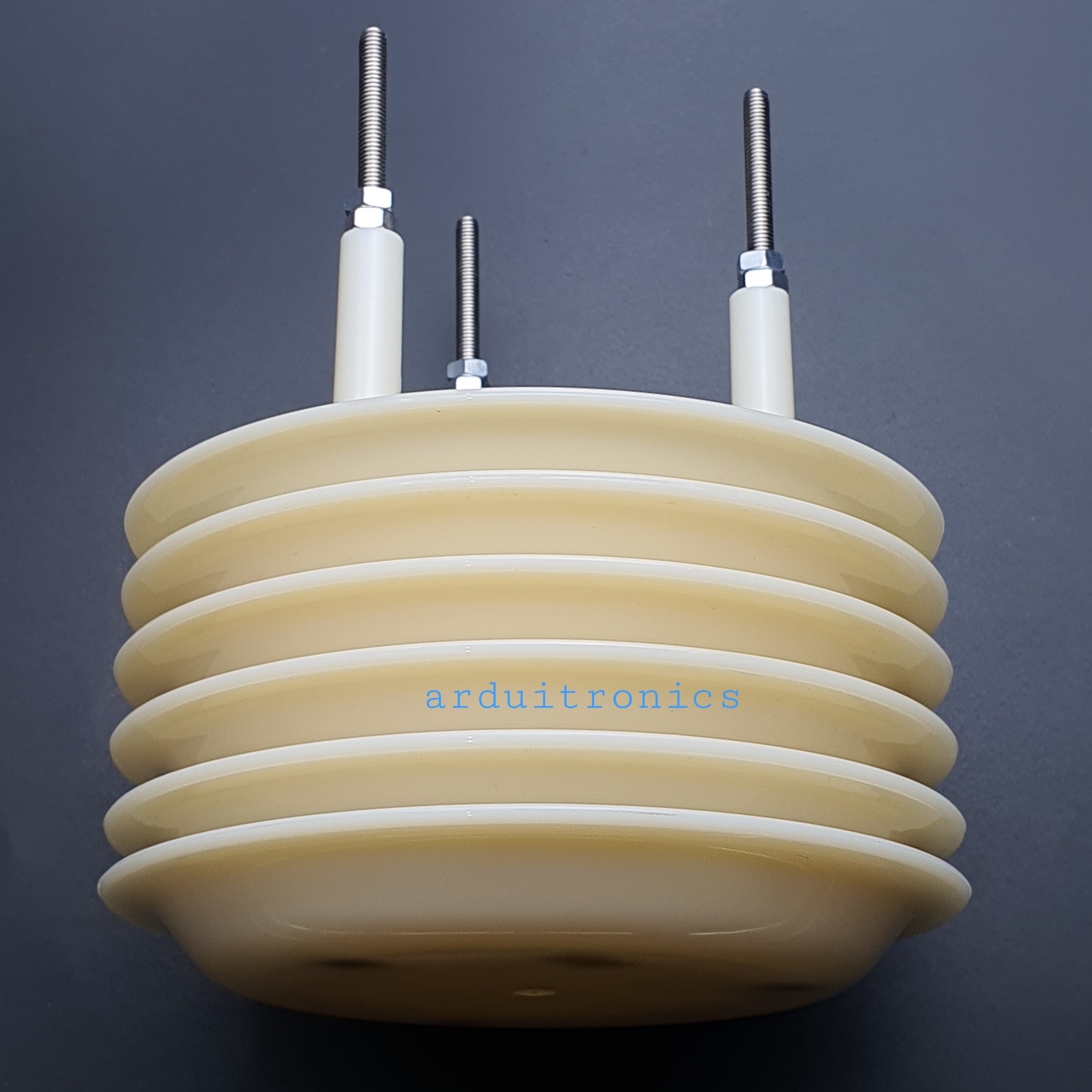 Weather Station Shutter โครงเปล่าไม่มีเซ็นเซอร์ (แผ่นเกร็ดระบายลม 6 แผ่น)