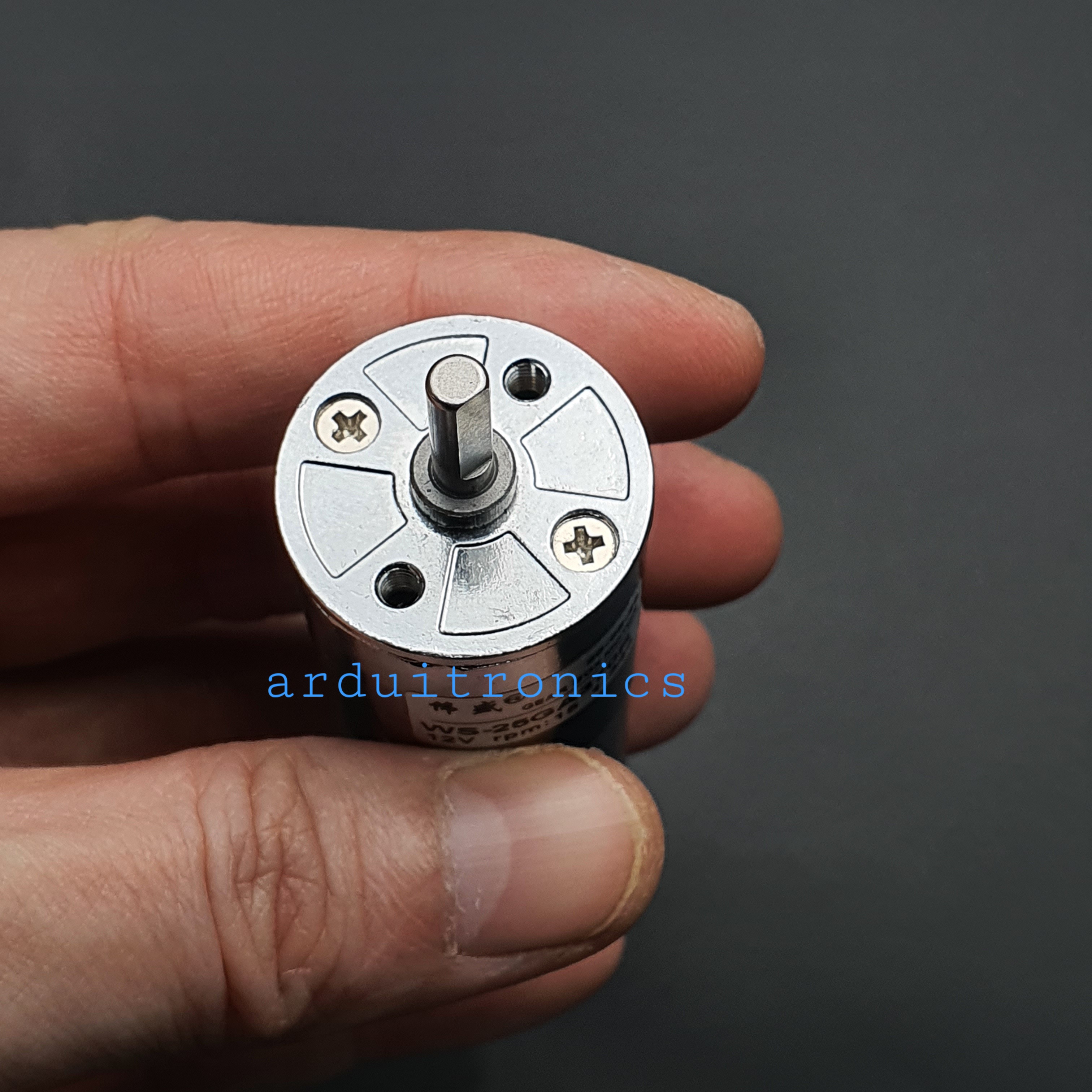 DC Motor Model 25GA370R มอเตอร์เกียร์ แกนกลาง รุ่น25 DC 12V:15RPM 25GA370R-12V-15