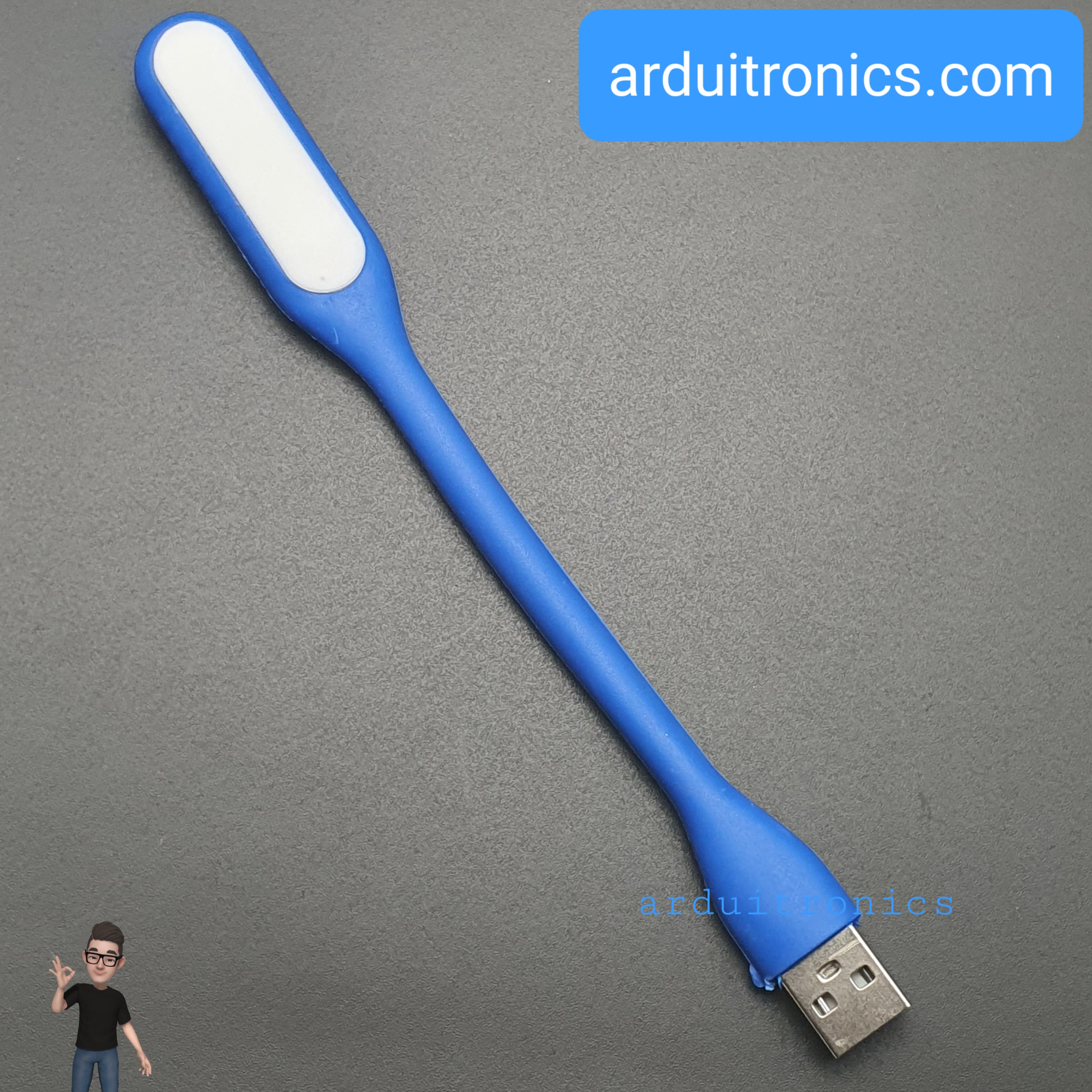 ไฟ USB LED usb night light LED table lamp soft light eye light LED ไฟฉายคละสี หัวต่อ USB แสงสีขาว จำนวน 1 ชิ้น