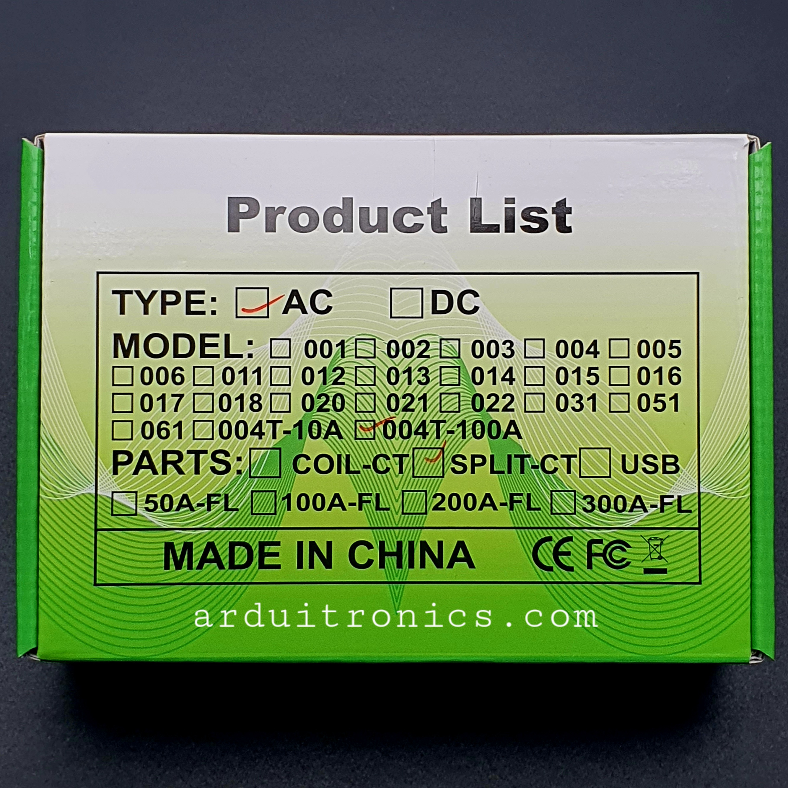 PZEM-004T AC Digital Power Energy Meter Module with Open/Close Current Transformer แบบมีกรอบใสอย่างดี