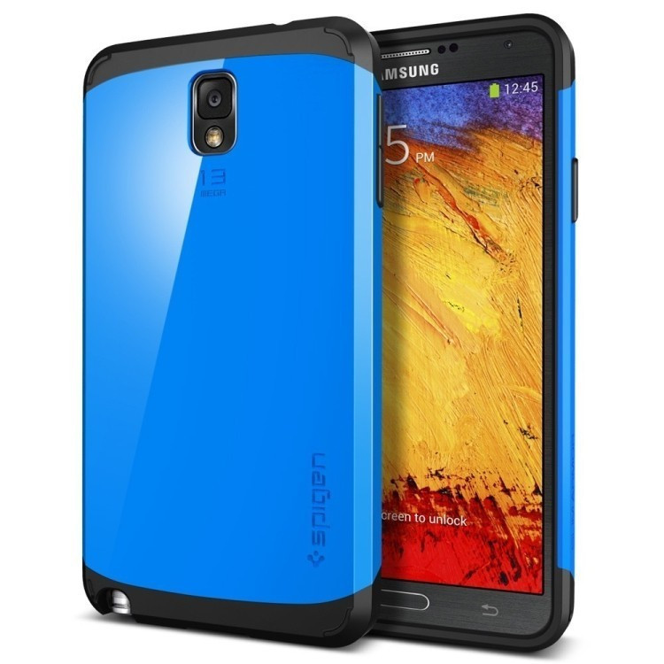 Back case Case for Samsung Galaxy Note 3 N9000 Spigen SGP สีฟ้า
