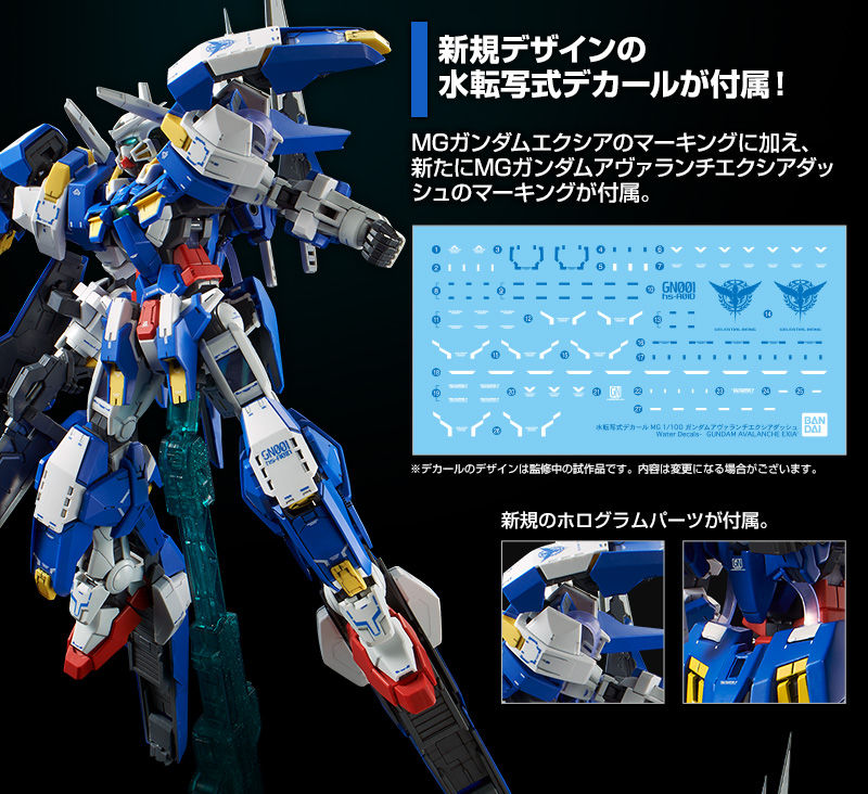 [P-Bandai] MG 1/100 Gundam Avalanche Exia Dash