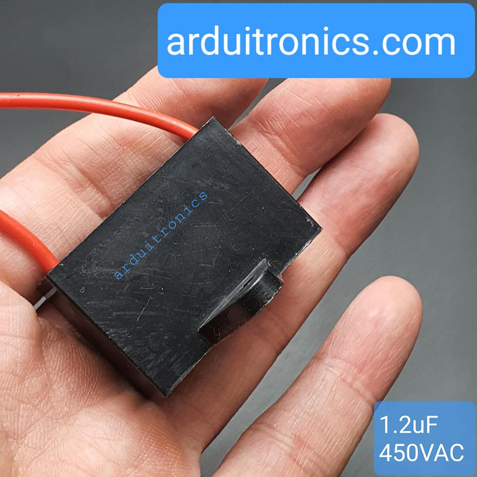 Fan Capacitors คาปาซิเตอร์พัดลม C พัดลม ตัวเก็บประจุพัดลม 450V 1.2 uF