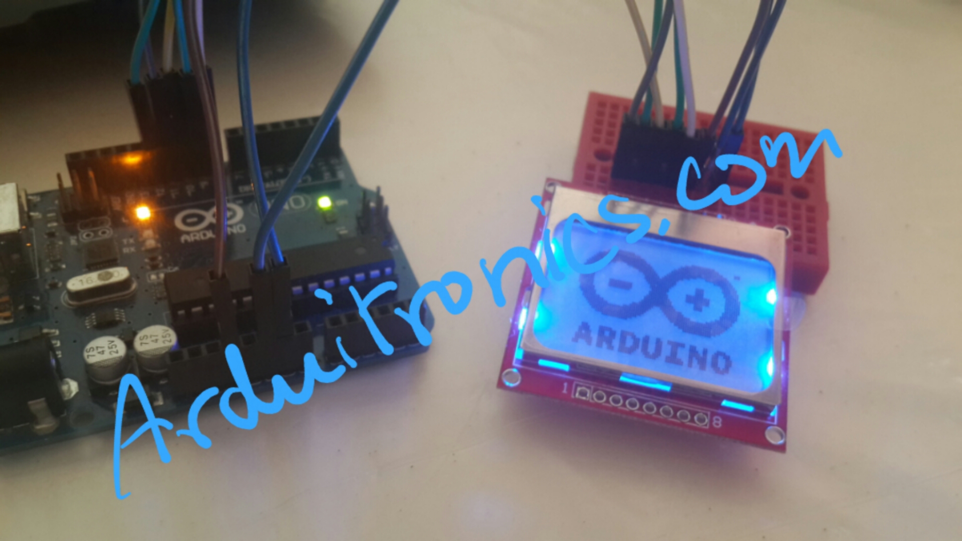 Nokia 5510 LCD Black on Blue