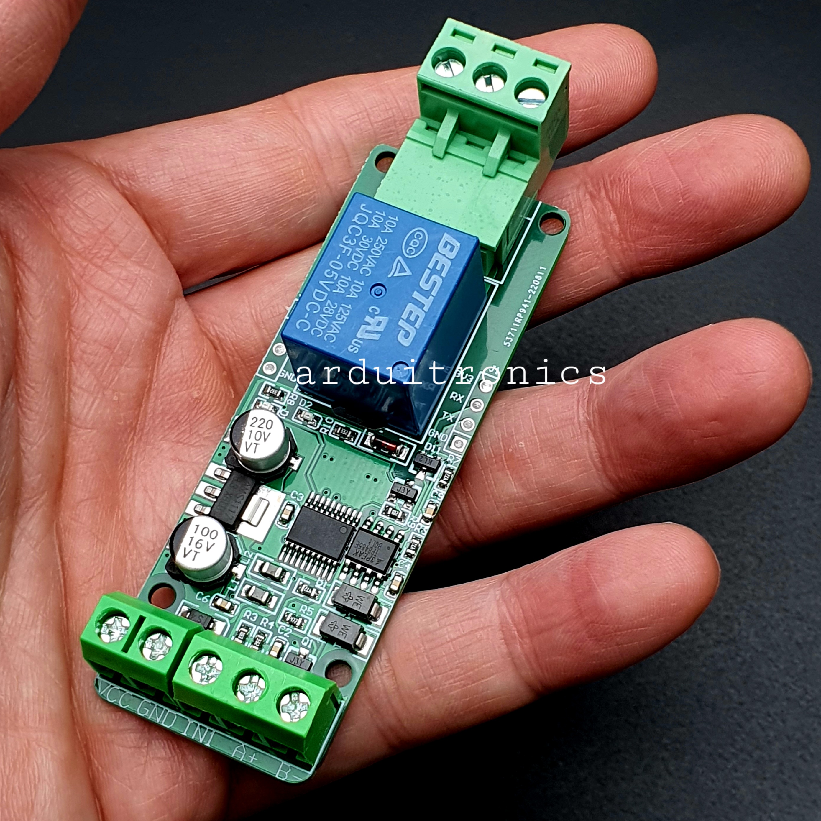 Modbus - RTU 1 Channel Relay Module RS485/TTL (5V)