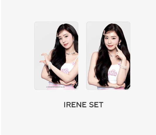 Red Velvet - 2024 SM ARTIST SEASON'S GREETINGS OFFICIAL MD -Clear Photo Card แบบ Irene