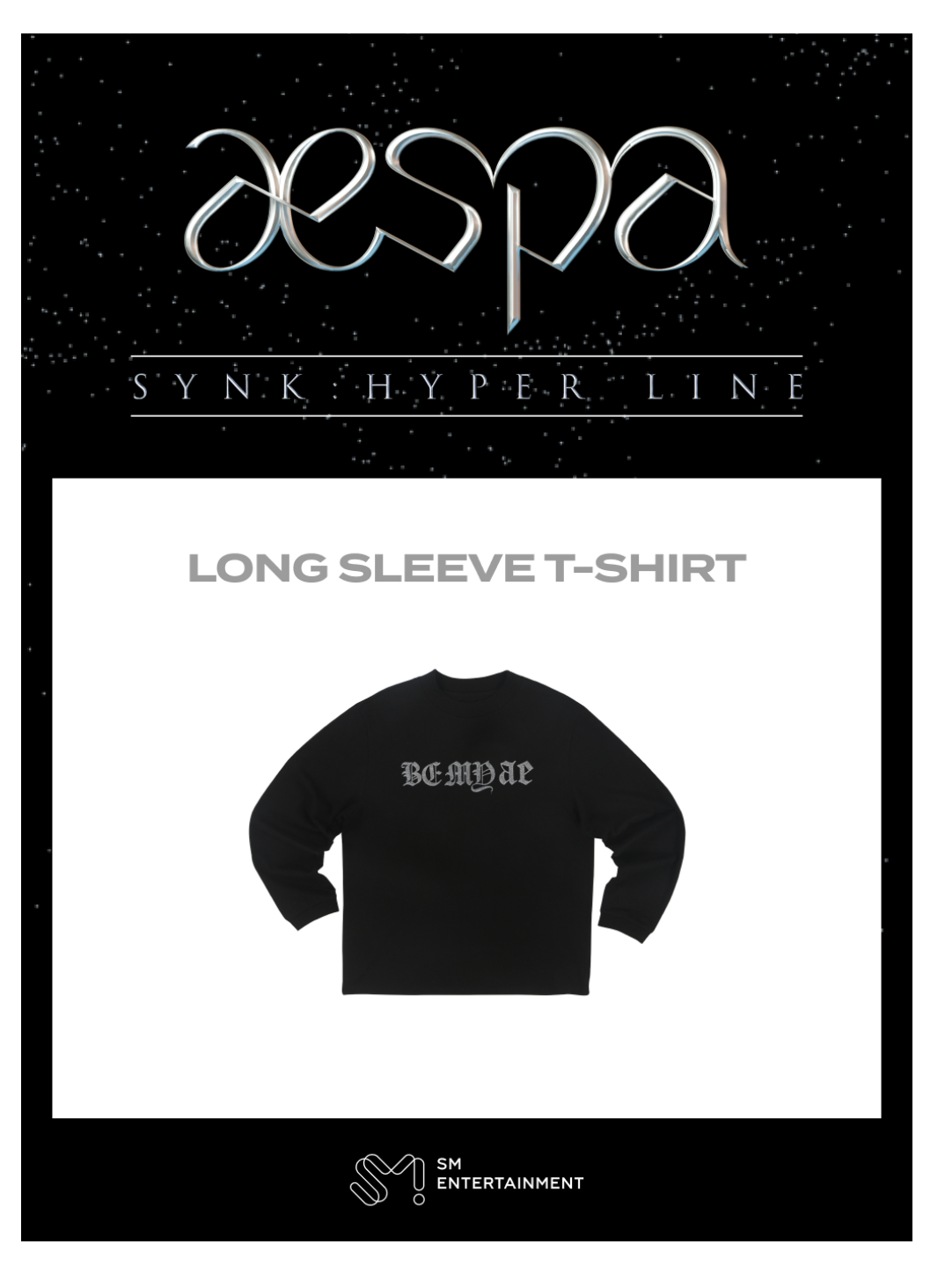 aespa -2023 aespa 1st Concert 'SYNK : HYPER LINE' OFFICIAL MD - Long Sleeve T-shirt