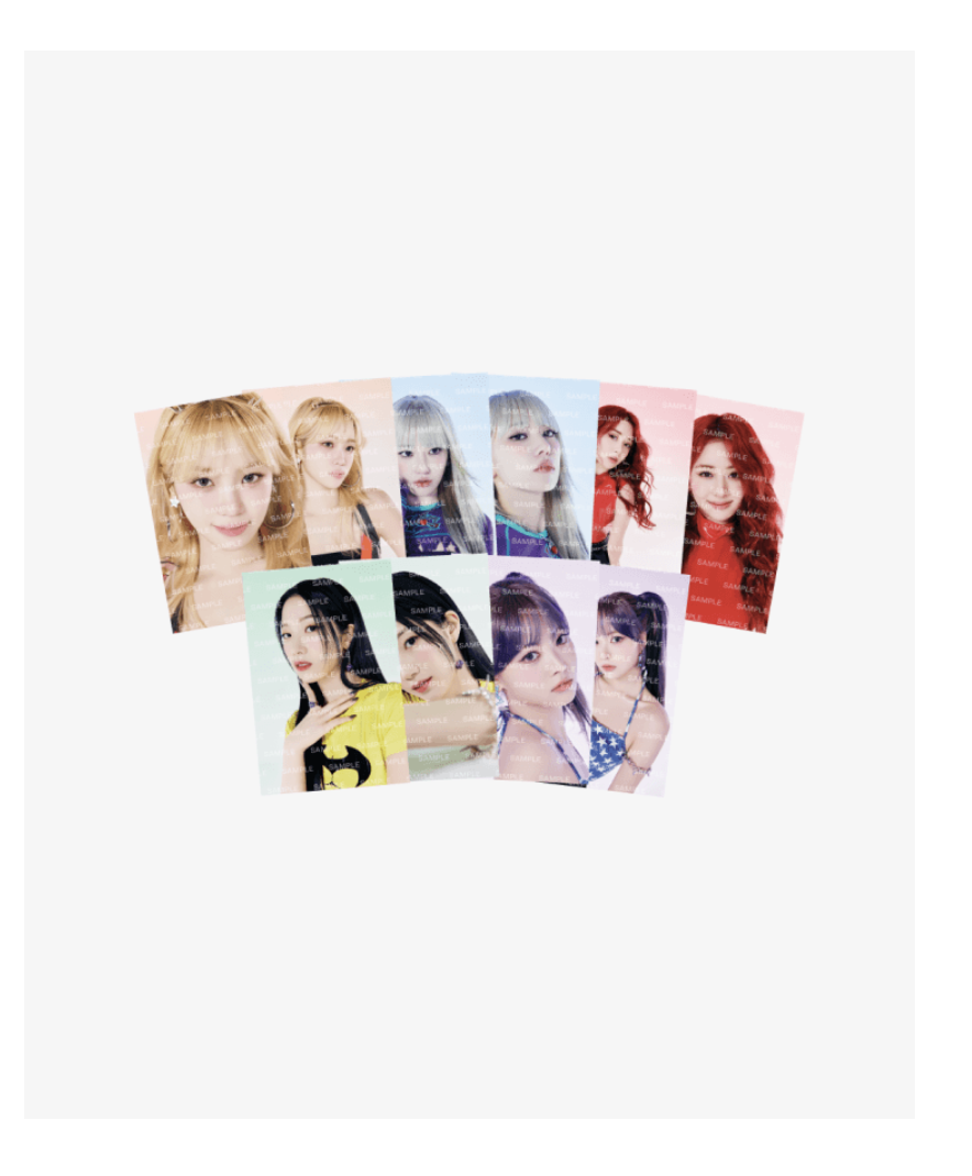 LE SSERAFIM -Postcard Set ระบุชื่อที่ต้องการ