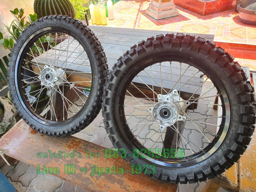 (CRF 250 Rally) ชุดวงล้อหน้า-หลัง Honda CRF 250 Rally พร้อมยาง แท้