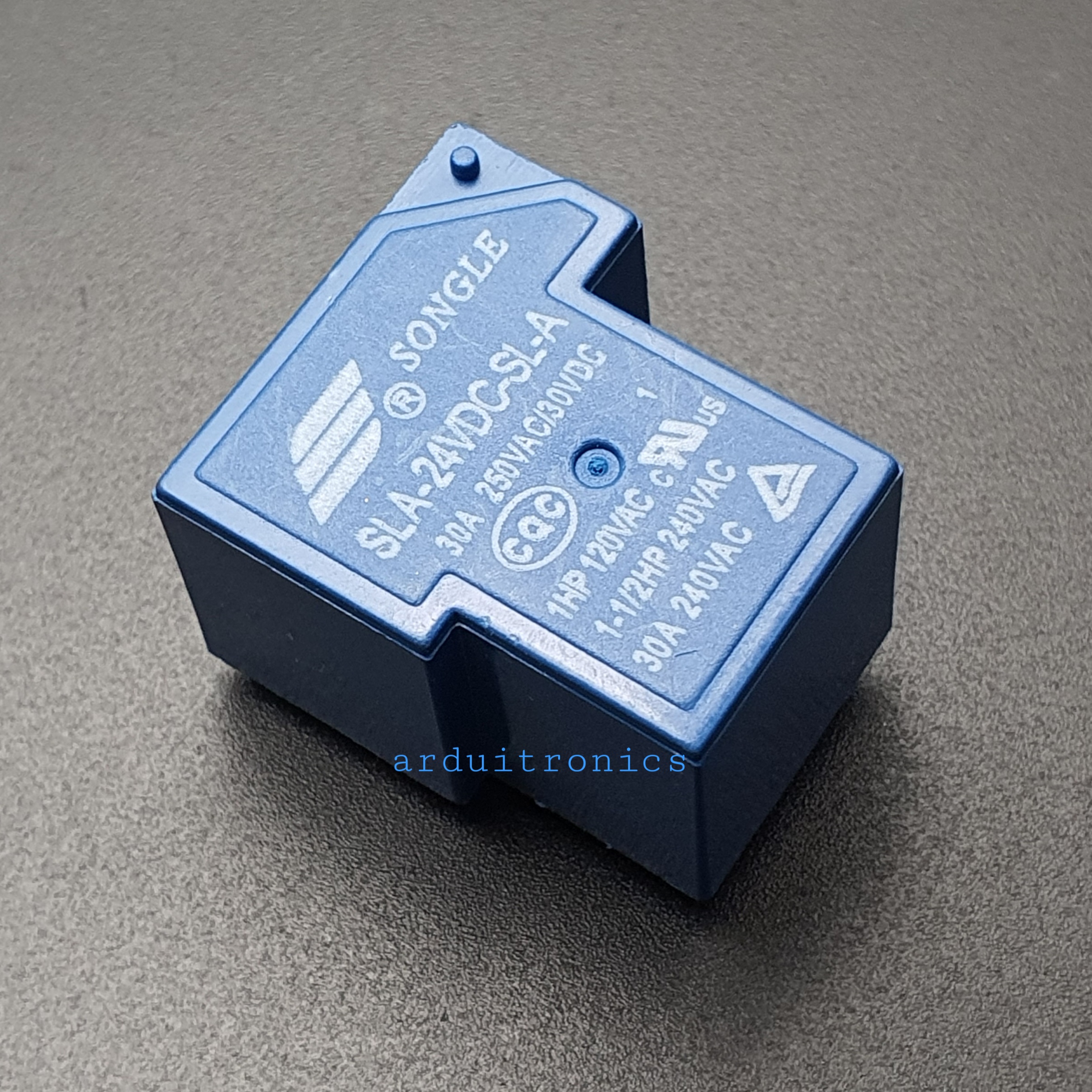 หัวรีเลย์ Relay 24V 30A แบบ 4 ขา รุ่น SLA-24VDC-SL-A ( ยี่ห้อ Songle )