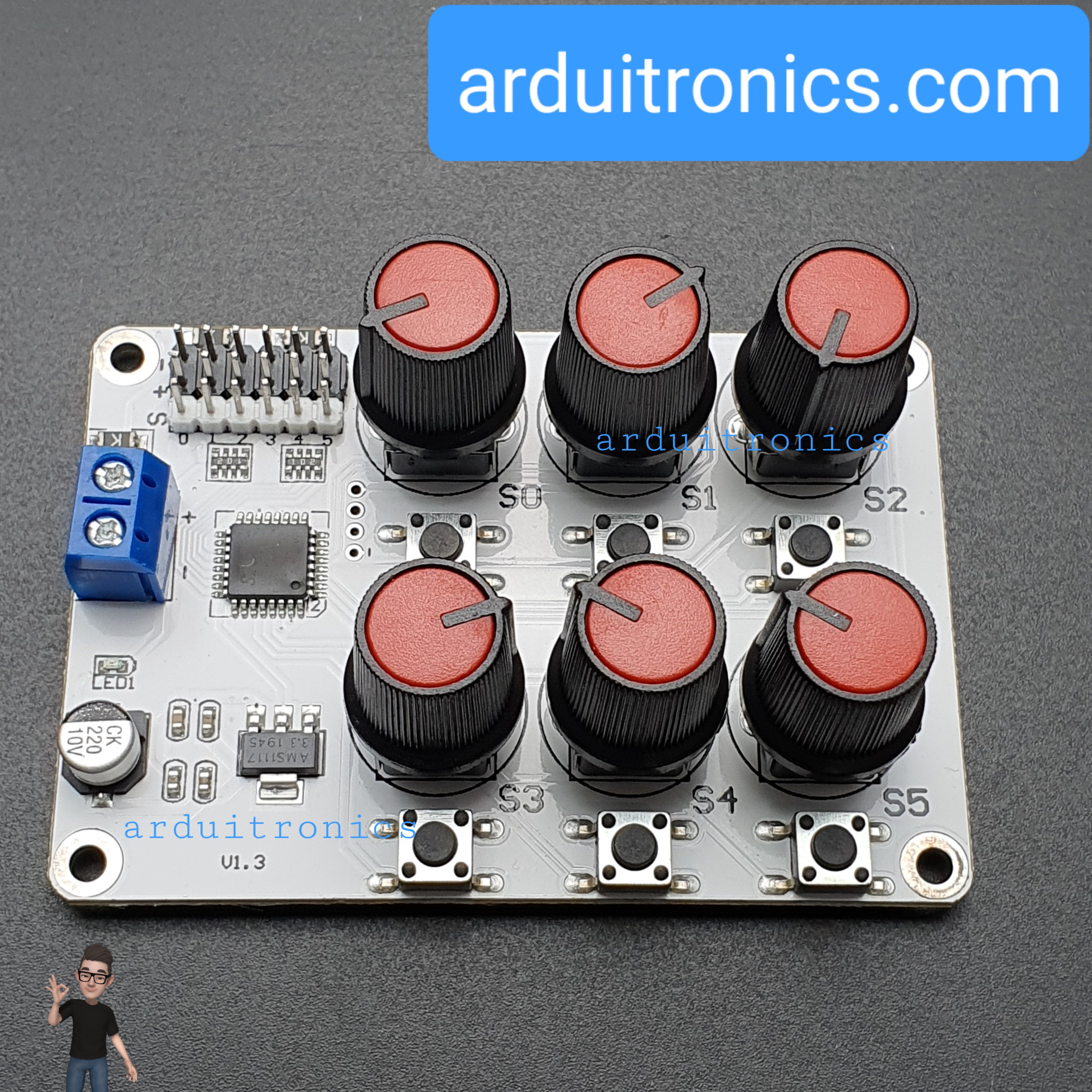 Robot Hand (Right) Kit ประกอบให้แล้วพร้อมใช้