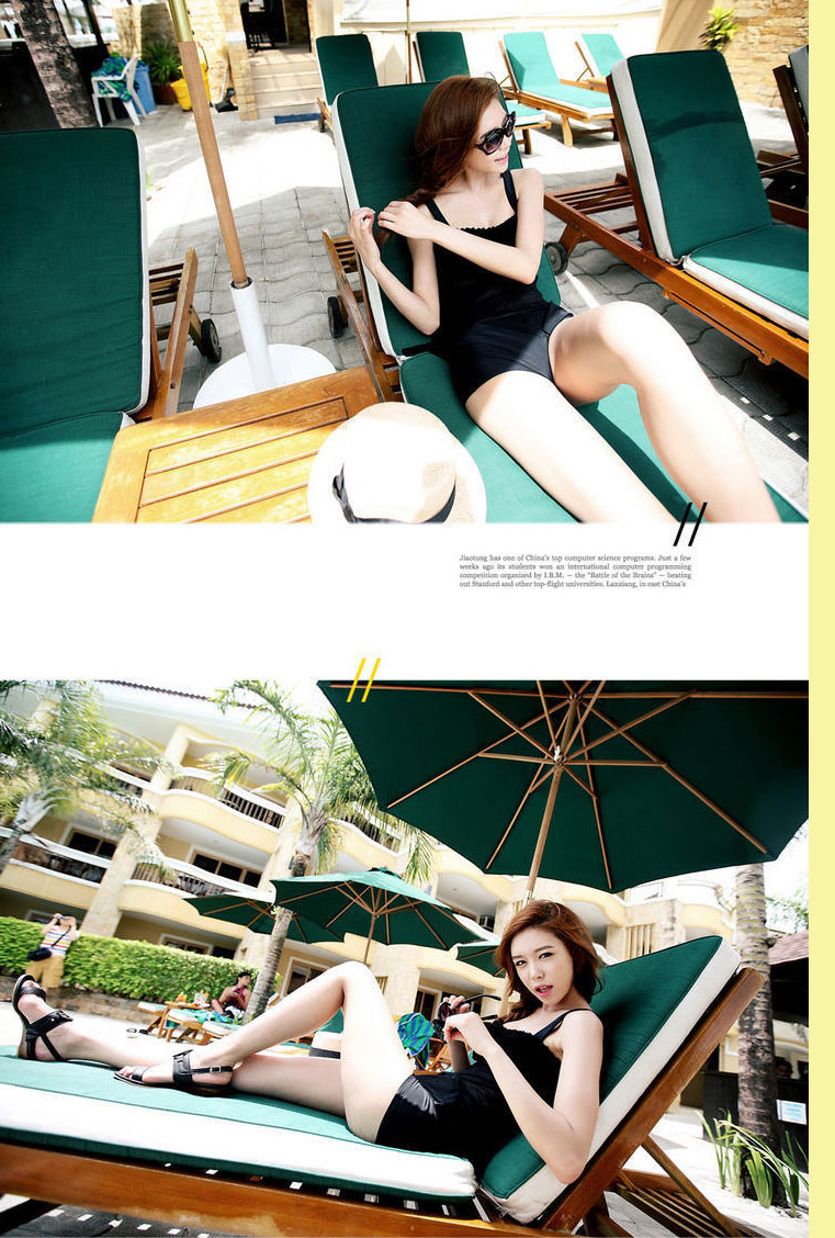 ***พร้อมส่ง***บิกินี่ชุดว่ายน้ำทูพีซ two-piece สวยเหมือนแบบค่ะ