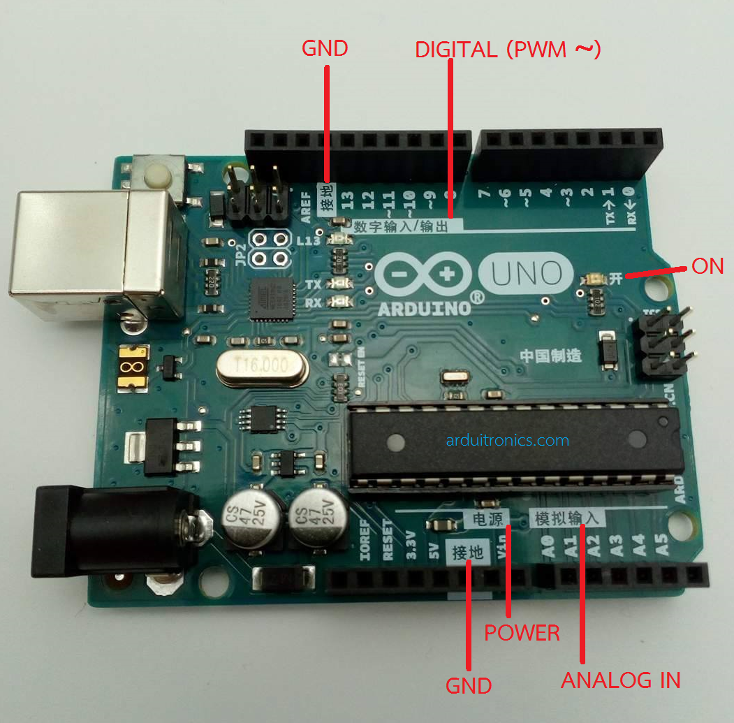 Arduino Starter Kit (บอร์ด UNO ของแท้ Chinese Version) - อุปกรณ์ 24 ชิ้น