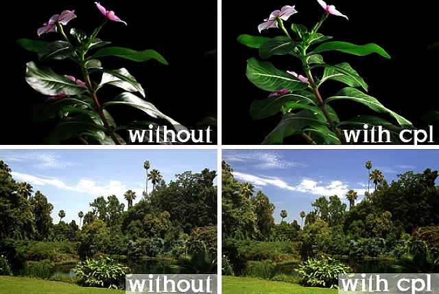 Green L CPL circular polarizer filter 72mm