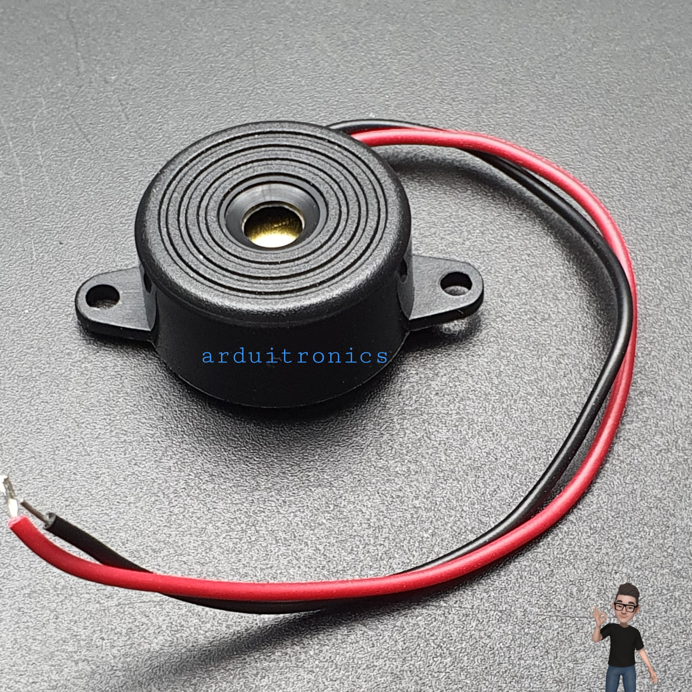 High Decibel Active Buzzer 3-24V 95DB Piezoelectric Buzzer Alarm SFM-20B