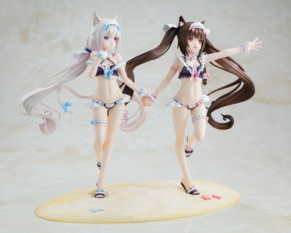 "Pre-Order" KDcolle 1/7 "Nekopara" Chocola & Vanilla Maid Swimsuit ver. KADOKAWA Special Set