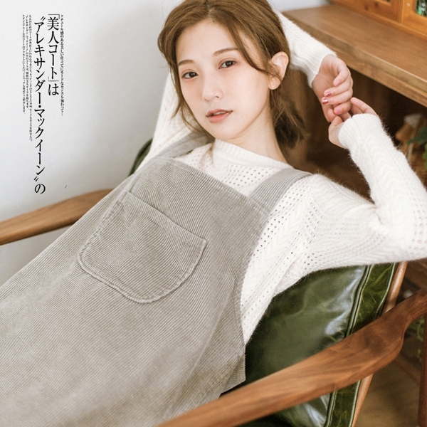 Pre-Order เอี๊ยมกระโปรง ผ้าลูกฟูก มี 3 สี