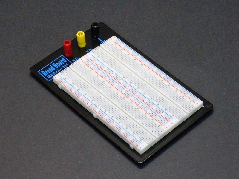 บอร์ดทดลอง พร้อมฐาน Solderless Breadboard 1660 Point (ZY-204)