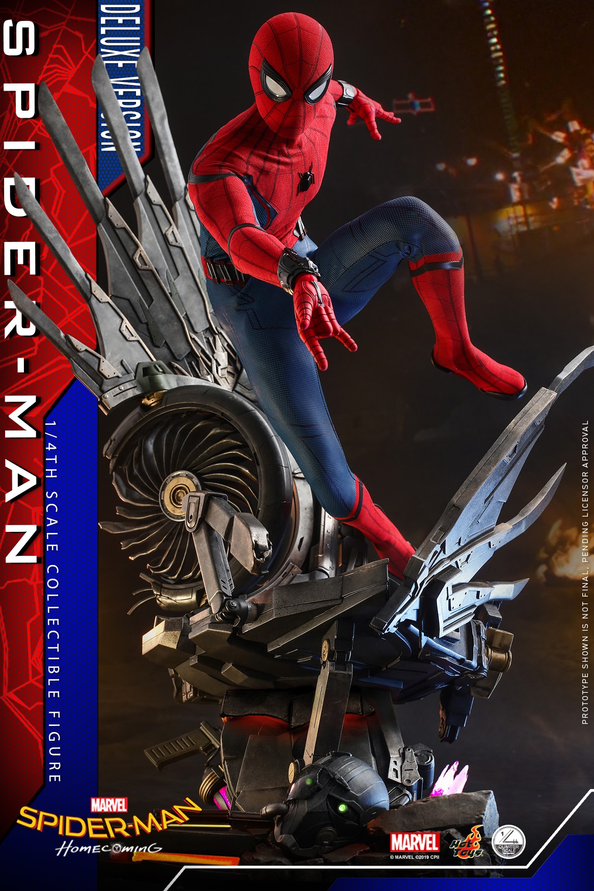 "Pre-Order" Hot Toys Spider-Man: Homecoming - 1/4th scale Spider-Man Collectible Figure (Deluxe Version)